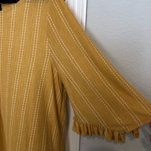 Yellow light weight cotton blouse